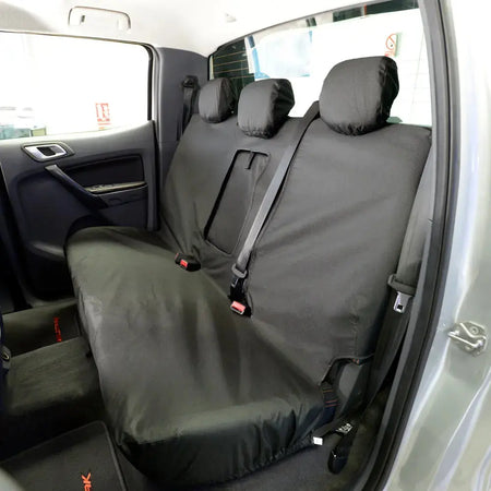 Ford Ranger Tailored PU Seat Covers - Black - UK Custom Covers