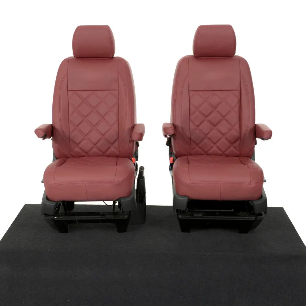 VW T5 / T5.1 Transporter Tailored Leatherette Seat Covers (2003-2015) - UK Custom Covers
