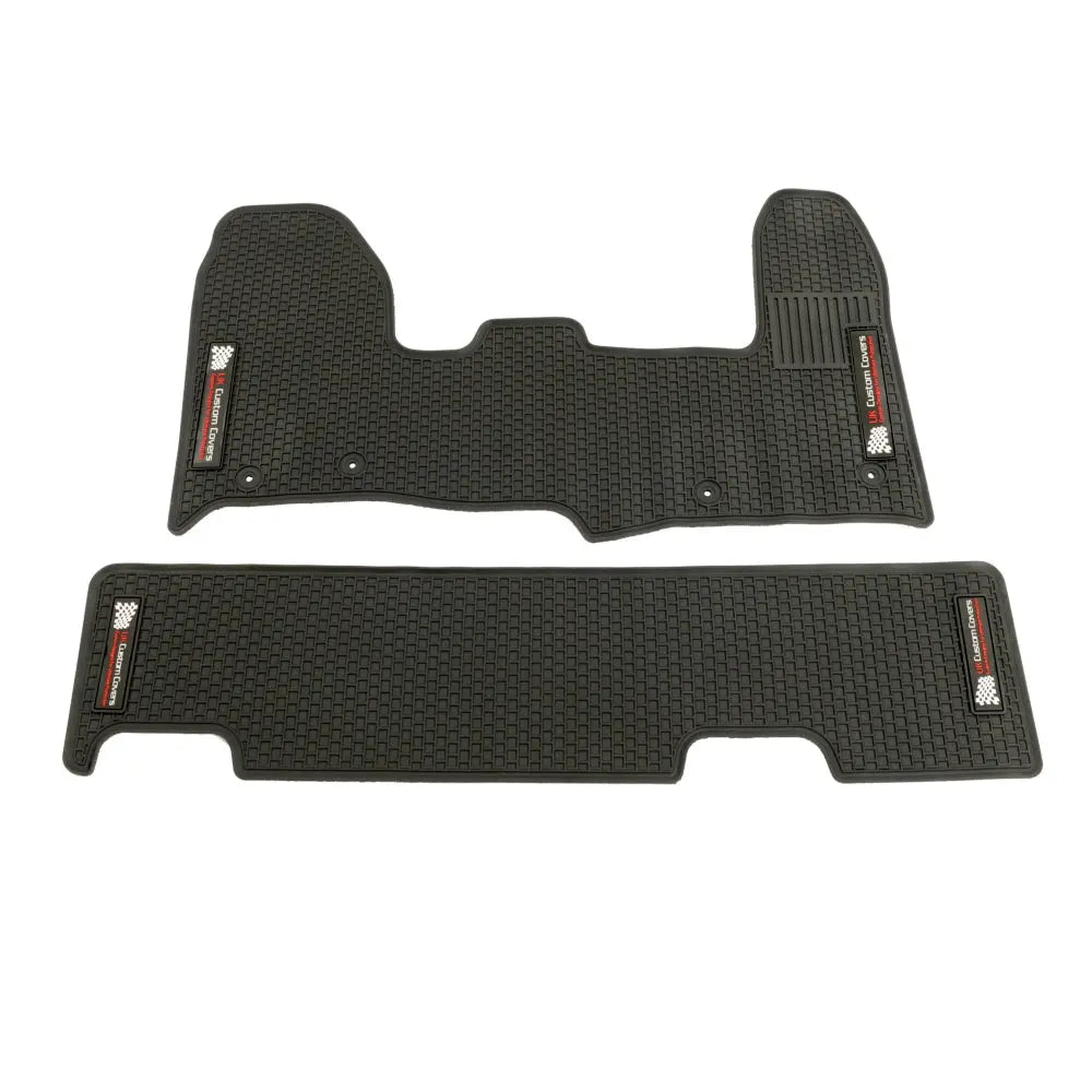 Ford Transit Custom Rubber Floor Mats (2013-2023) - UK Custom Covers