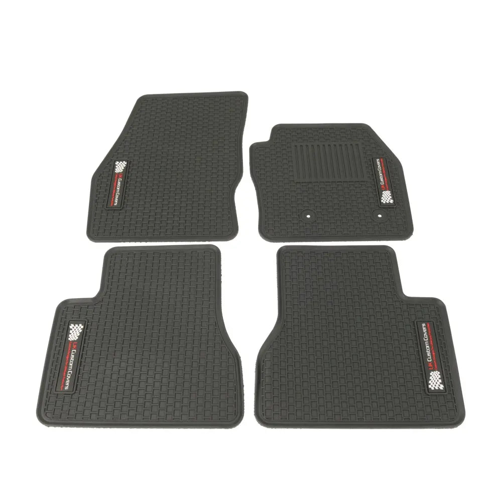 Ford Transit Connect Rubber Floor Mats (2014 Onwards) - UK Custom Covers