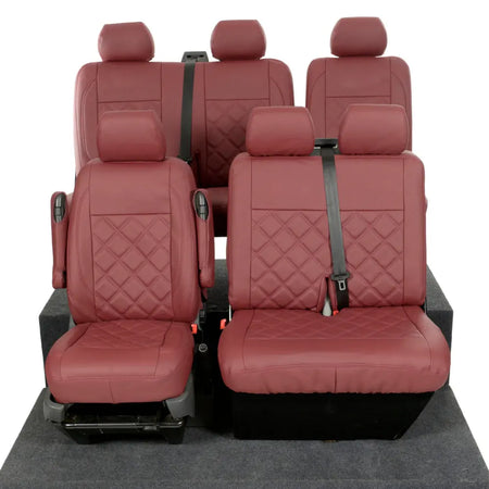 VW T5 / T5.1 Transporter Tailored Leatherette Seat Covers (2003-2015) - UK Custom Covers