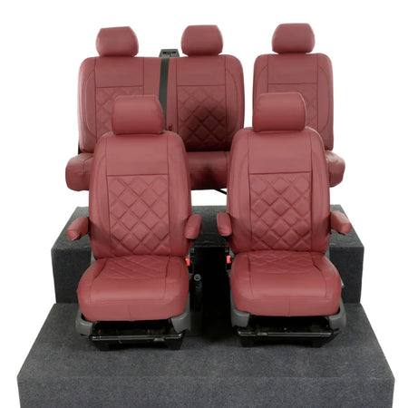 VW T5 / T5.1 Transporter Tailored Leatherette Seat Covers (2003-2015) - UK Custom Covers