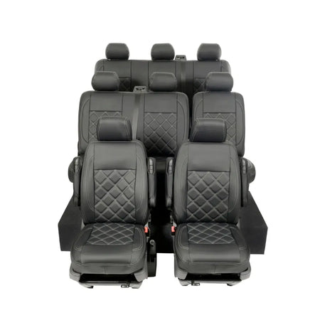 VW T5 / T5.1 Shuttle Tailored Leatherette Seat Covers (2003-2015) - UK Custom Covers