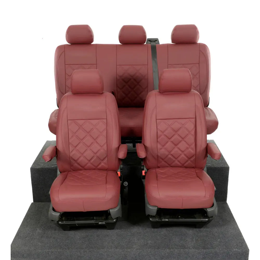 VW T5 / T5.1 Transporter Tailored Leatherette Seat Covers (2003-2015) - UK Custom Covers
