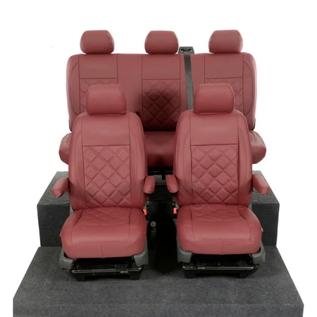 VW T5 / T5.1 Transporter Tailored Leatherette Seat Covers (2003-2015) - UK Custom Covers