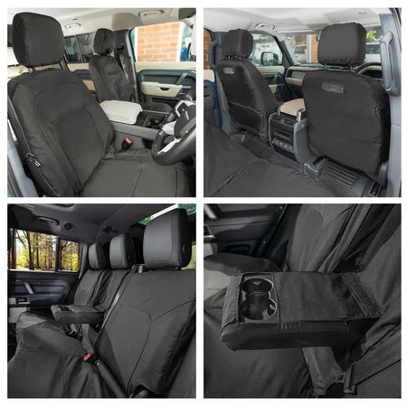 Fits Land Rover Defender 90 / 110 / 130 Tailored PU Seat Covers - UK Custom Covers