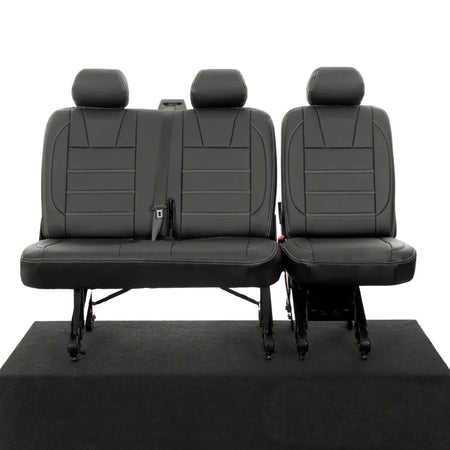 VW T5 / T5.1 Transporter Tailored Leatherette Seat Covers (2003-2015) - UK Custom Covers