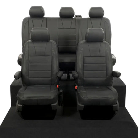 VW T5 / T5.1 Transporter Tailored Leatherette Seat Covers (2003-2015) - UK Custom Covers