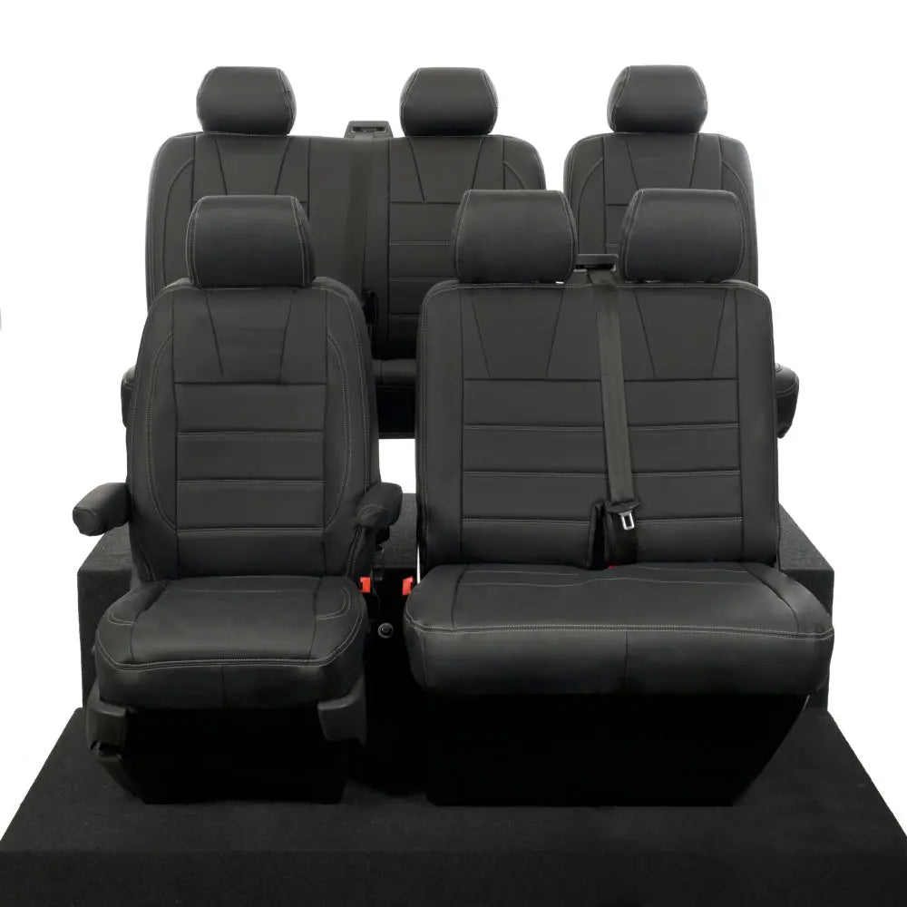 VW T5 / T5.1 Transporter Tailored Leatherette Seat Covers (2003-2015) - UK Custom Covers