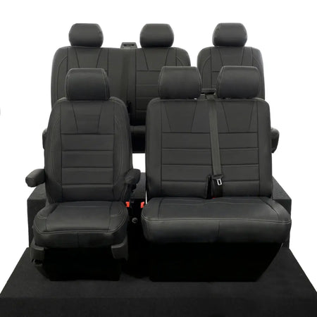 VW T5 / T5.1 Transporter Tailored Leatherette Seat Covers (2003-2015) - UK Custom Covers