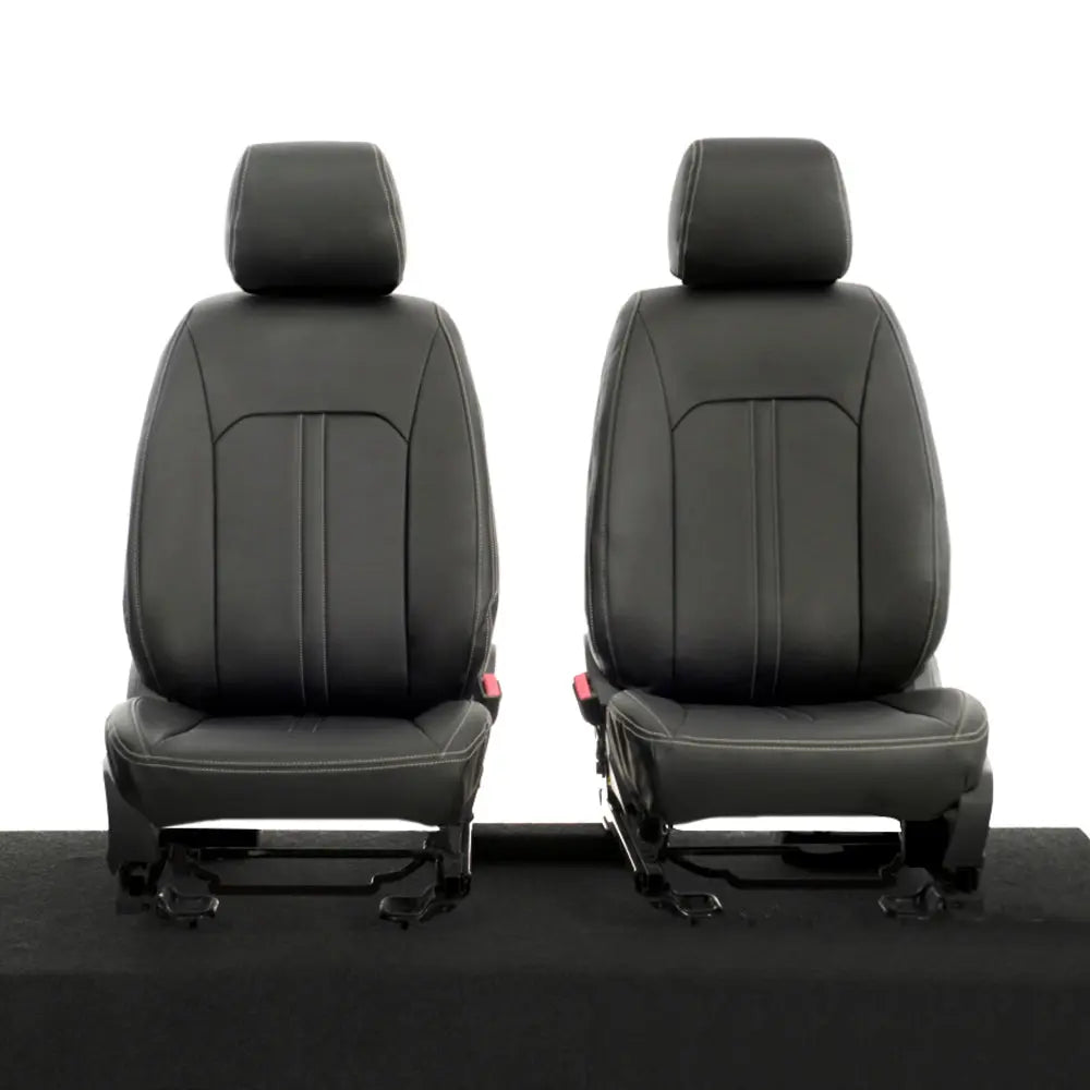 Ford Ranger Tailored Leatherette Seat Covers - Black - UK Custom Covers