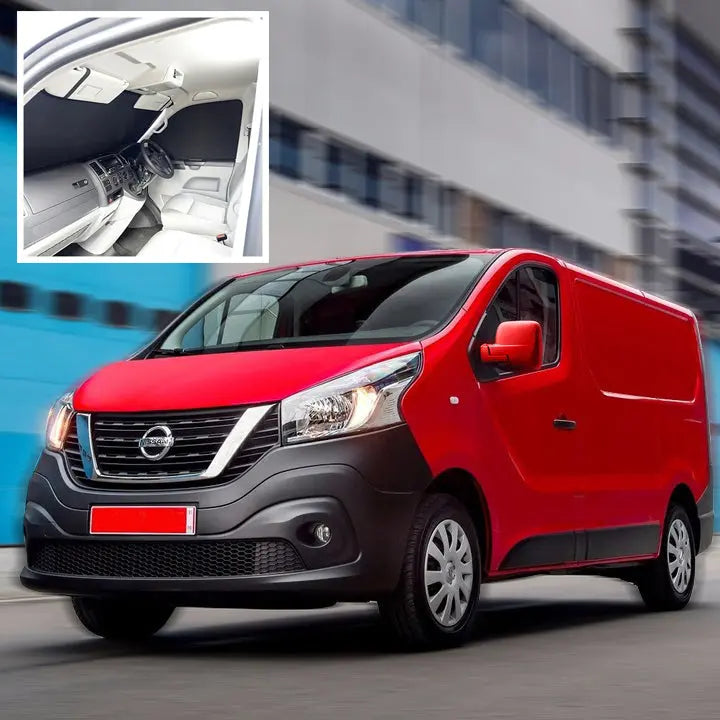 Fits Nissan NV300 Interior Screen Blind (2016-2022) Black - UK Custom Covers