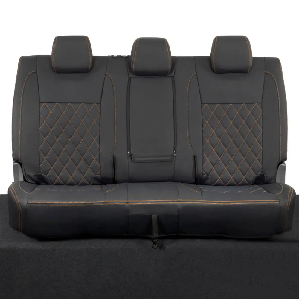 Ford Ranger Tailored Leatherette Seat Covers - Black - UK Custom Covers