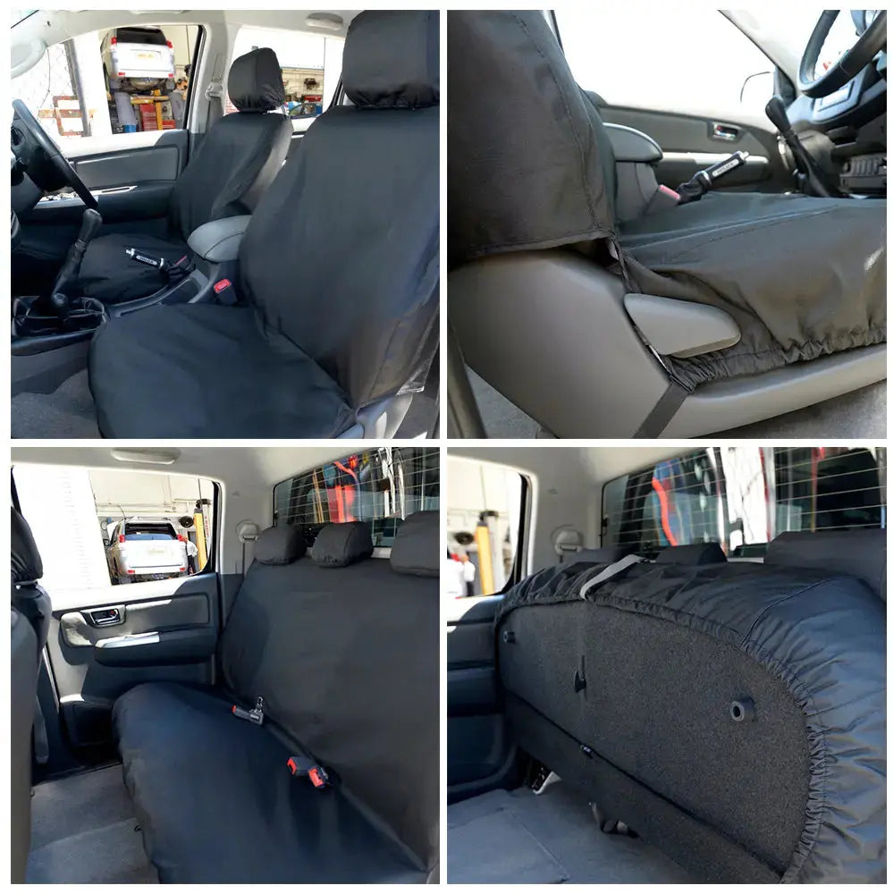 Toyota Hilux Tailored PU Seat Covers - UK Custom Covers
