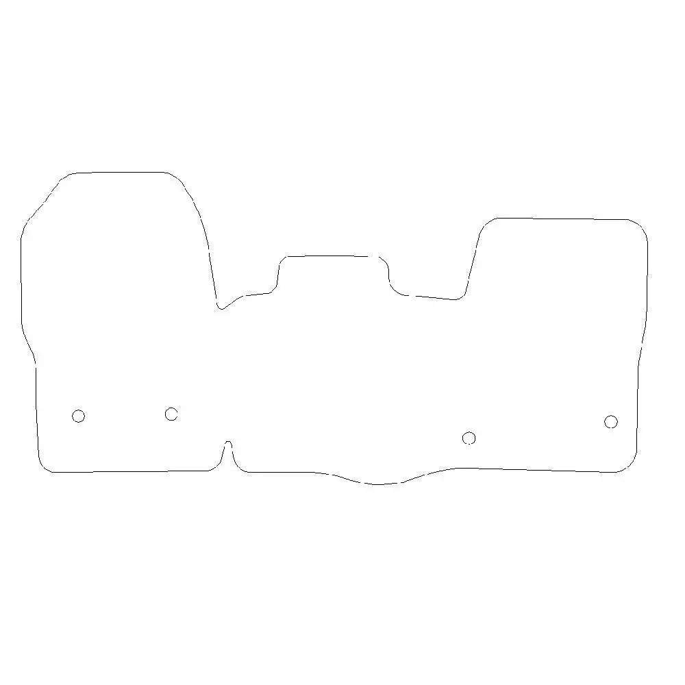 Ford Transit Custom Rubber Floor Mats (2013-2023) - UK Custom Covers