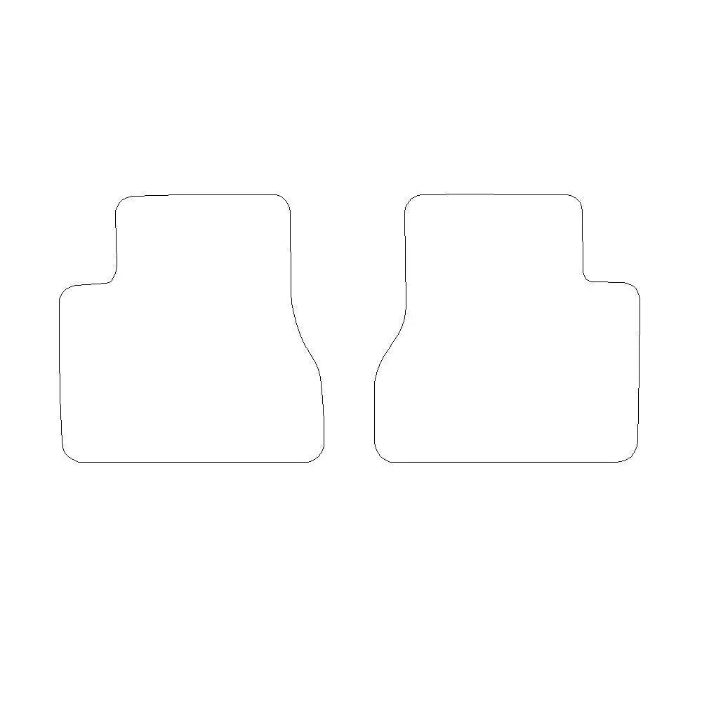 Ford Transit Connect Rubber Floor Mats (2014 Onwards) - UK Custom Covers