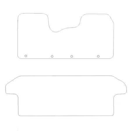 Renault Trafic Rubber Floor Mats (2014 Onwards) - UK Custom Covers