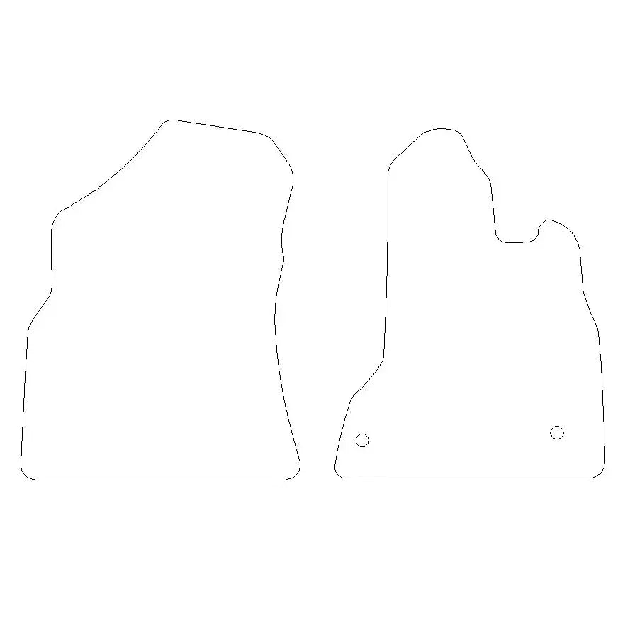 Peugeot Partner Rubber Floor Mats - UK Custom Covers