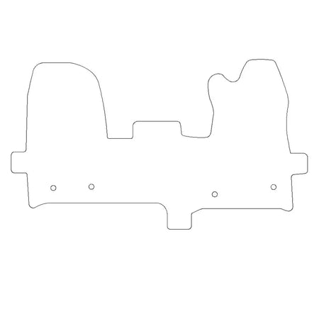 Ford Transit Custom Rubber Floor Mats (2013-2023) - UK Custom Covers