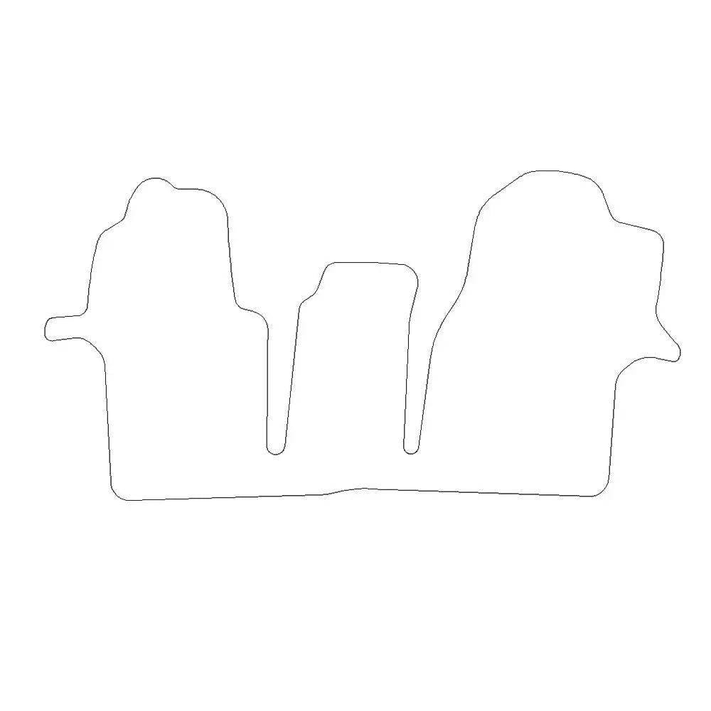 Man TGE Front Floor Mats (2017 Onwards) - UK Custom Covers