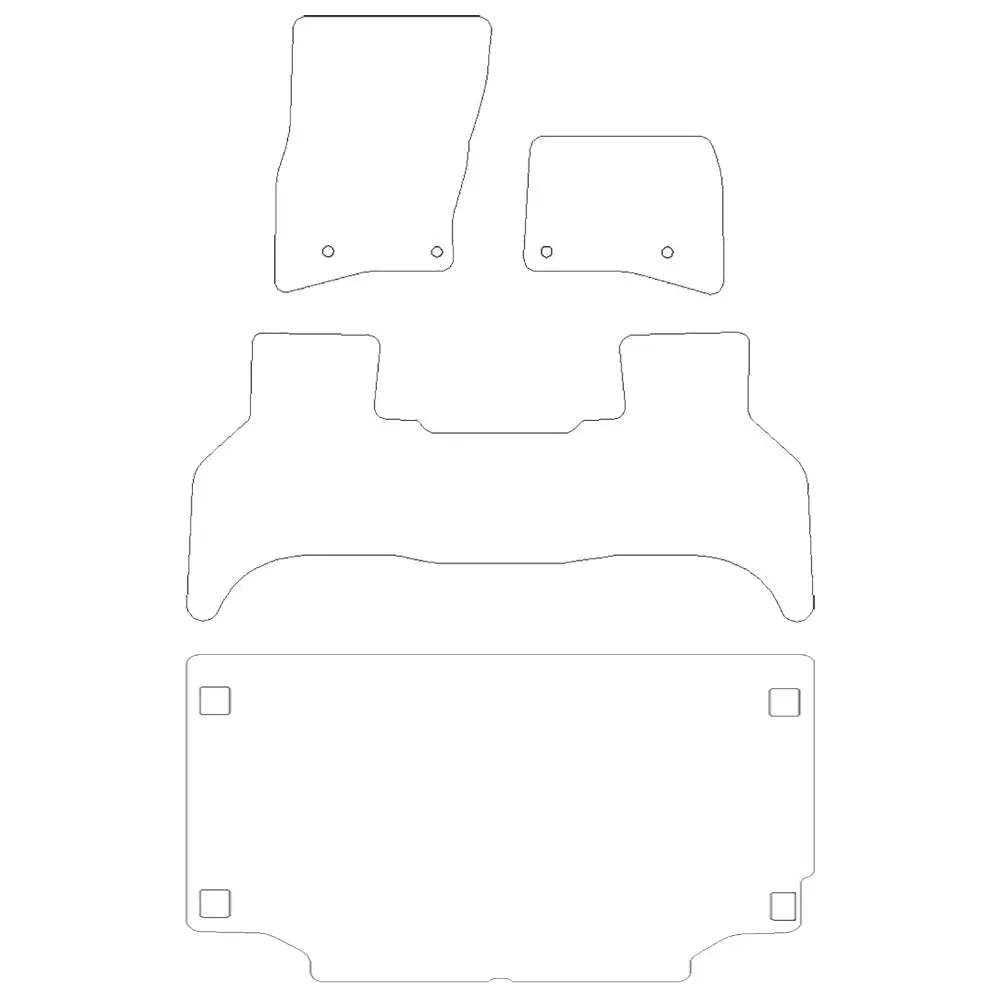 Fits Land Rover Defender 110 Floor Mats (2020 Onwards) - UK Custom Covers