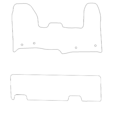 Ford Transit Custom Rubber Floor Mats (2013-2023) - UK Custom Covers