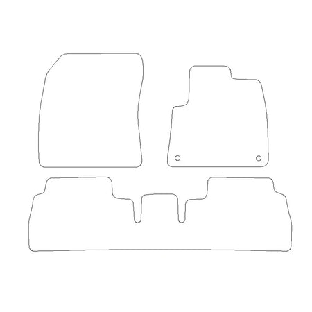 Peugeot Partner Rubber Floor Mats - UK Custom Covers