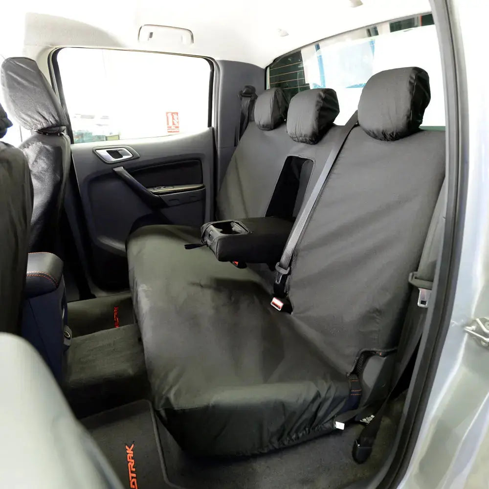 Ford Ranger Tailored PU Seat Covers - Black - UK Custom Covers