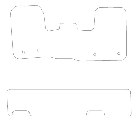 Ford Transit Custom Rubber Floor Mats (2013-2023) - UK Custom Covers
