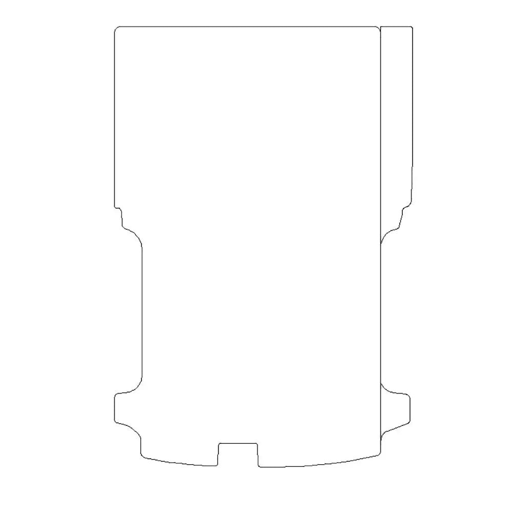 Ford Transit Custom SWB Rear Rubber Floor Mat (2013-2023) - UK Custom Covers