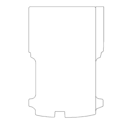 Ford Transit Custom SWB Rear Rubber Floor Mat (2013-2023) - UK Custom Covers