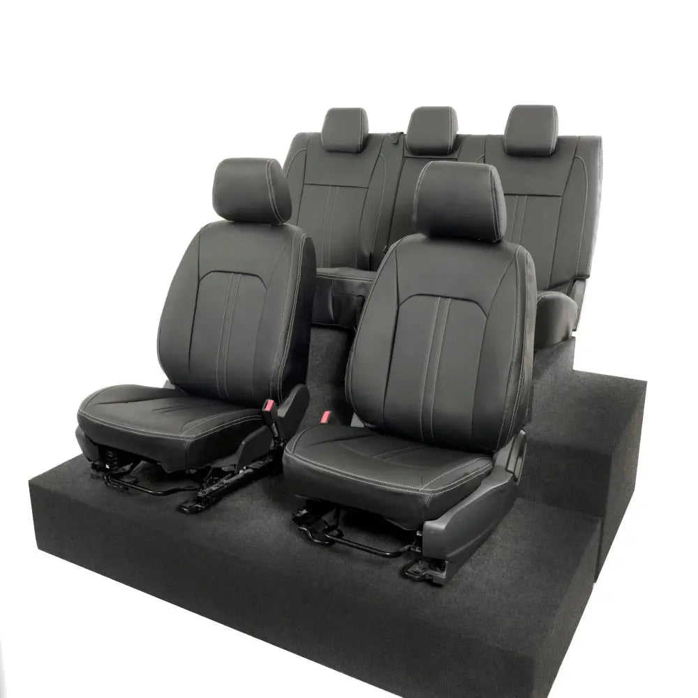 Ford Ranger Tailored Leatherette Seat Covers - Black - UK Custom Covers