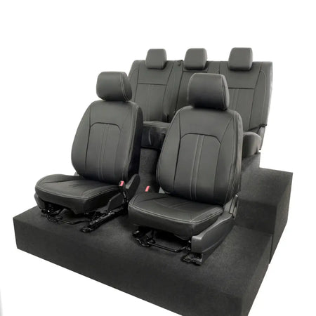Ford Ranger Tailored Leatherette Seat Covers - Black - UK Custom Covers