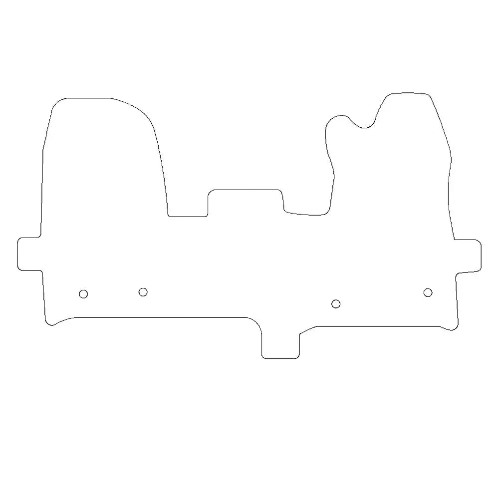 Ford Transit Custom Rubber Floor Mats (2013-2023) UK Custom Covers