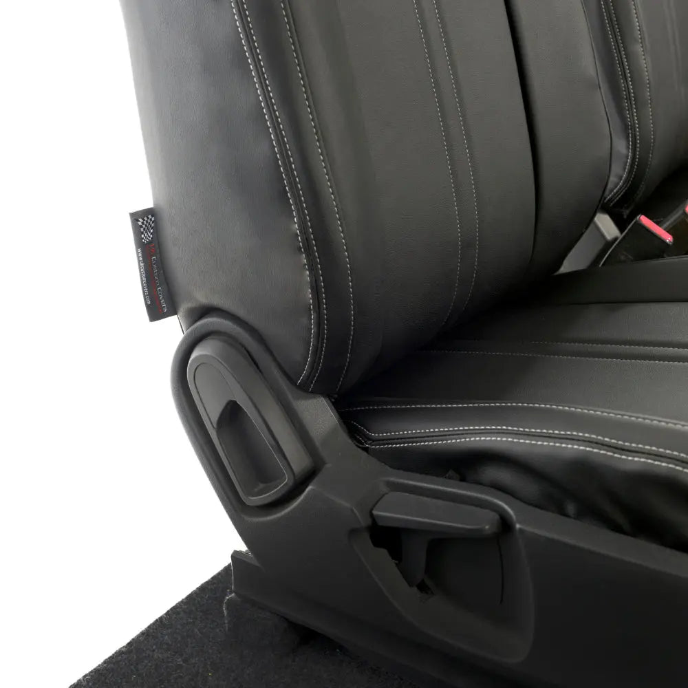Ford Ranger Tailored Leatherette Seat Covers - Black - UK Custom Covers