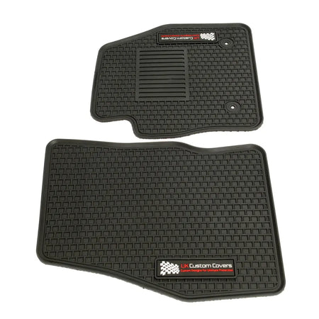 Ford Transit Connect Rubber Floor Mats (2014 Onwards) - UK Custom Covers