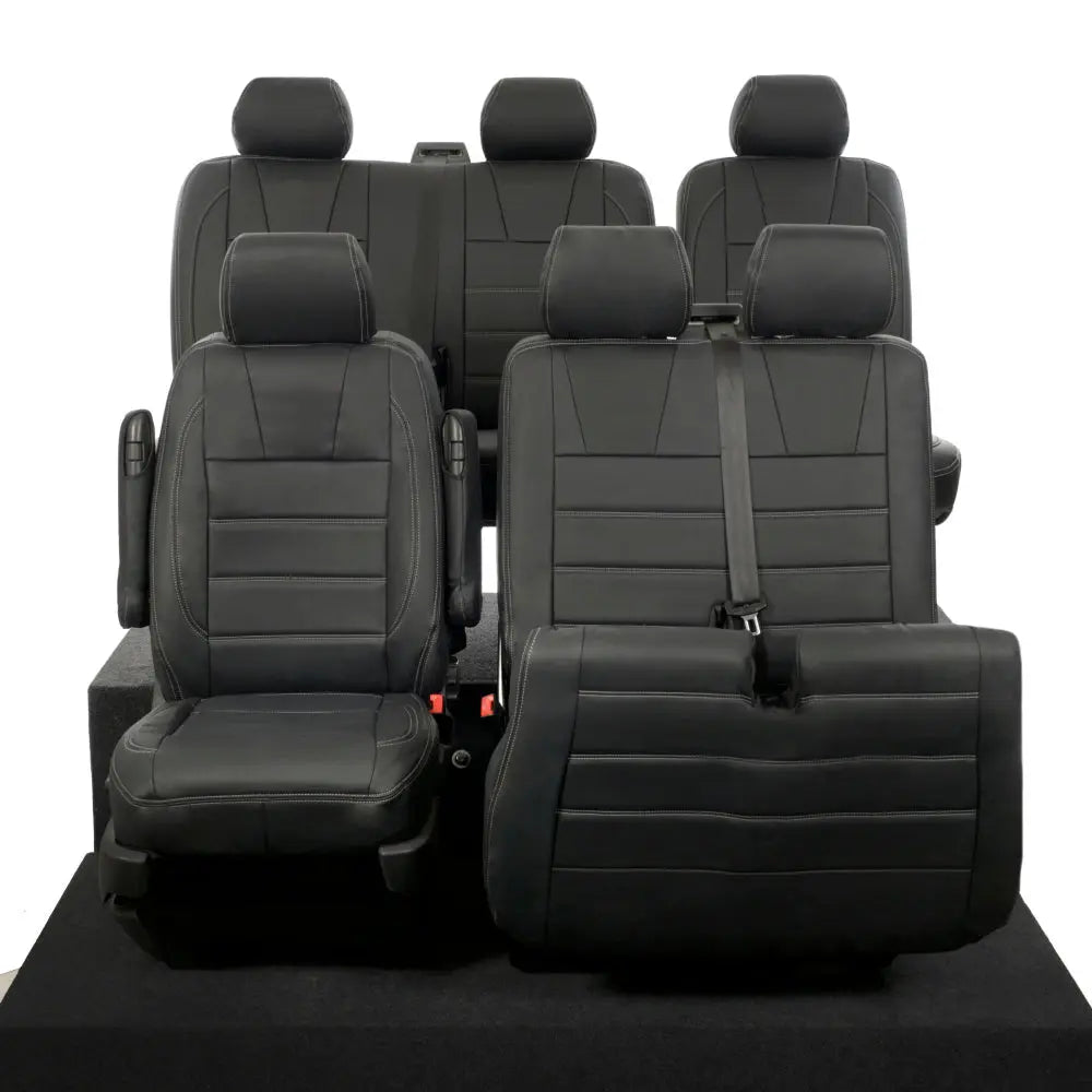 VW T5 / T5.1 Transporter Tailored Leatherette Seat Covers (2003-2015) - UK Custom Covers