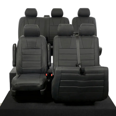 VW T5 / T5.1 Transporter Tailored Leatherette Seat Covers (2003-2015) - UK Custom Covers