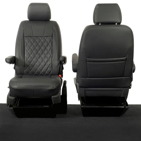 VW T5 / T5.1 Transporter Tailored Leatherette Seat Covers (2003-2015) - UK Custom Covers