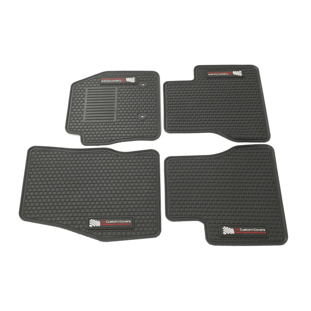 Ford Transit Connect Rubber Floor Mats (2014 Onwards) - UK Custom Covers