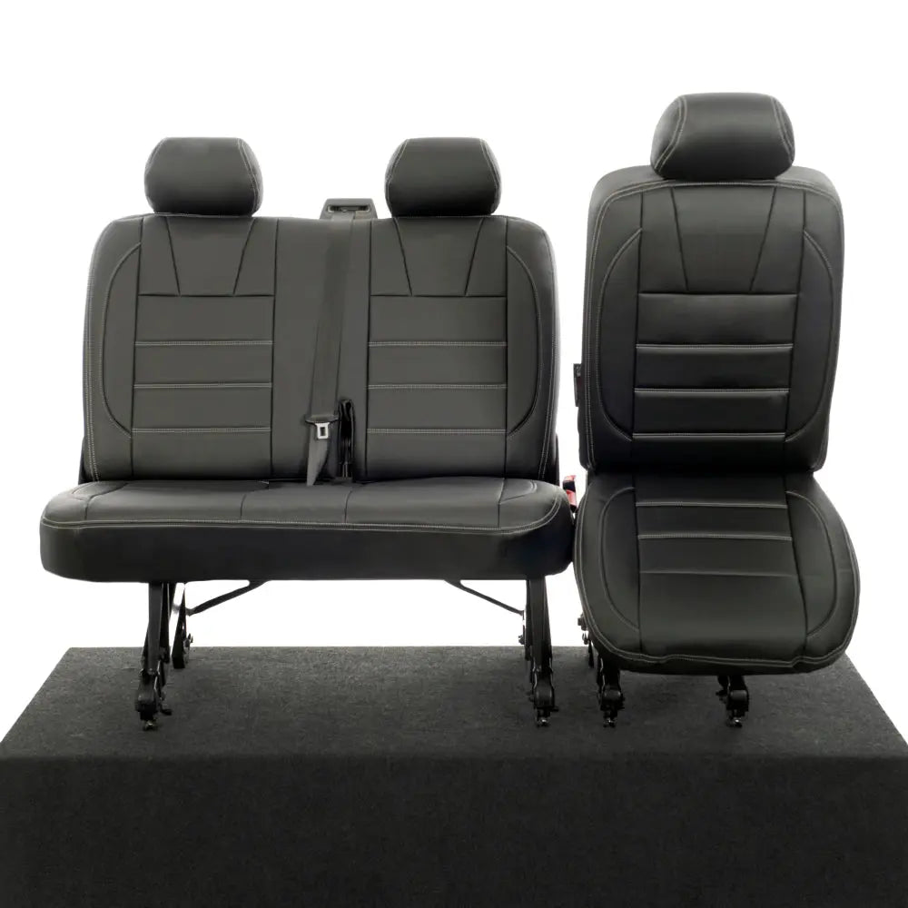 VW T5 / T5.1 Transporter Tailored Leatherette Seat Covers (2003-2015) - UK Custom Covers