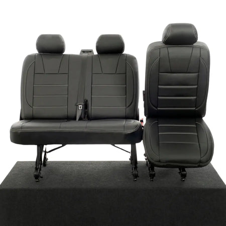 VW T5 / T5.1 Transporter Tailored Leatherette Seat Covers (2003-2015) - UK Custom Covers