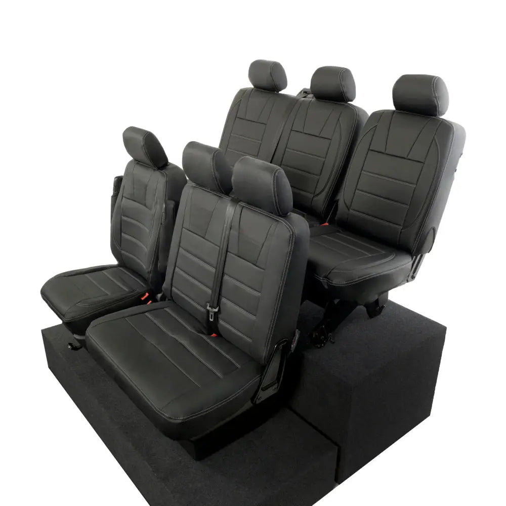 VW T5 / T5.1 Transporter Tailored Leatherette Seat Covers (2003-2015) - UK Custom Covers