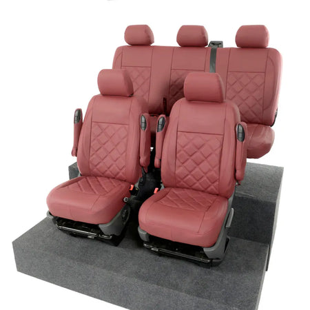 VW T5 / T5.1 Transporter Tailored Leatherette Seat Covers (2003-2015) - UK Custom Covers