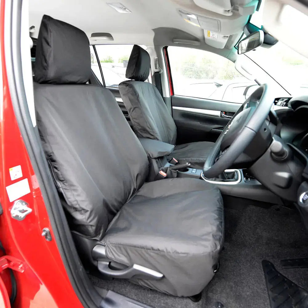 Toyota Hilux Tailored PU Seat Covers - UK Custom Covers