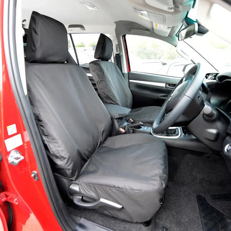 Toyota Hilux Tailored PU Seat Covers - UK Custom Covers