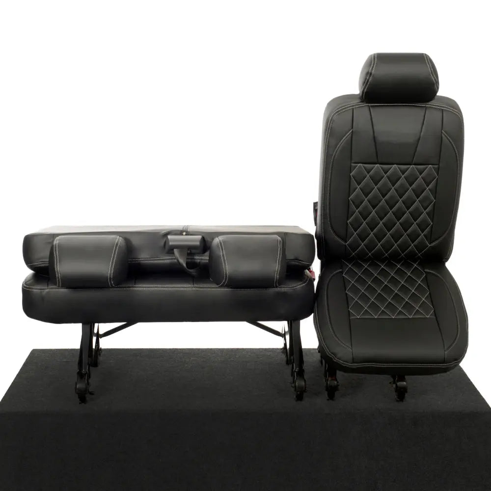 VW T5 / T5.1 Transporter Tailored Leatherette Seat Covers (2003-2015) - UK Custom Covers