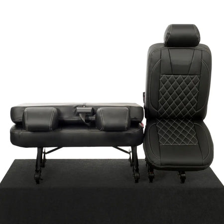 VW T5 / T5.1 Transporter Tailored Leatherette Seat Covers (2003-2015) - UK Custom Covers