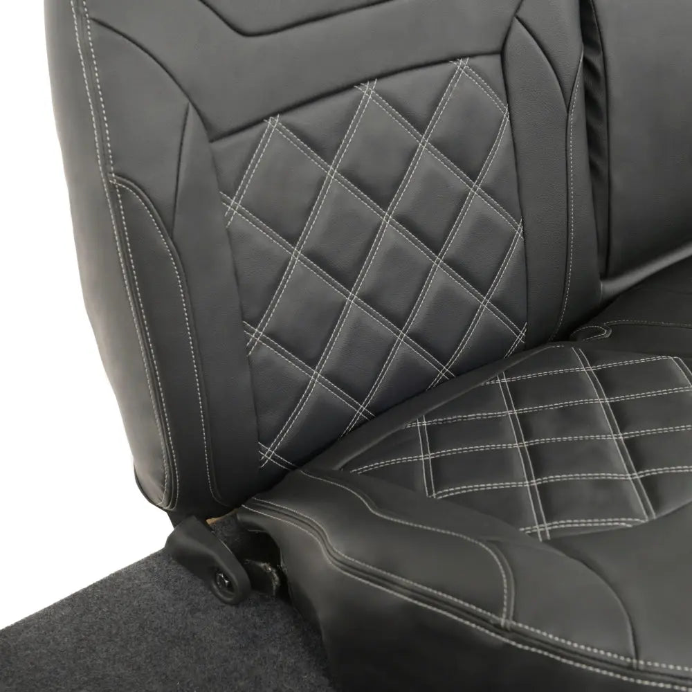 Mitsubishi Barbarian Tailored Leatherette Seat Covers (2016 Onwards) - Black - UK Custom Covers