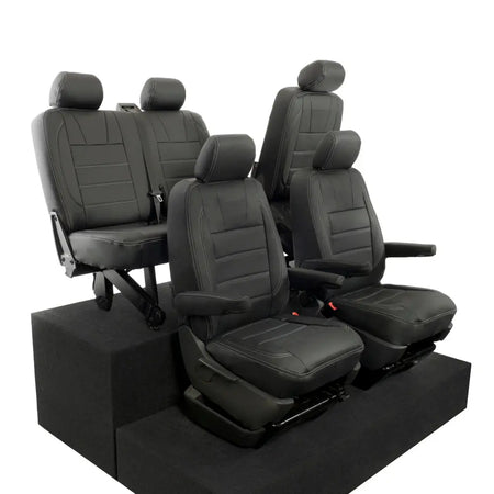VW T5 / T5.1 Transporter Tailored Leatherette Seat Covers (2003-2015) - UK Custom Covers